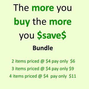 Bundle Sale On $4 items